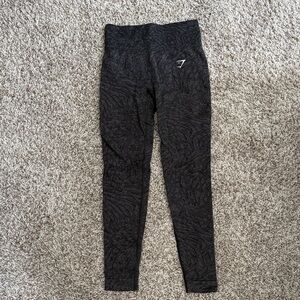 Gymshark Black Patterned Leggings